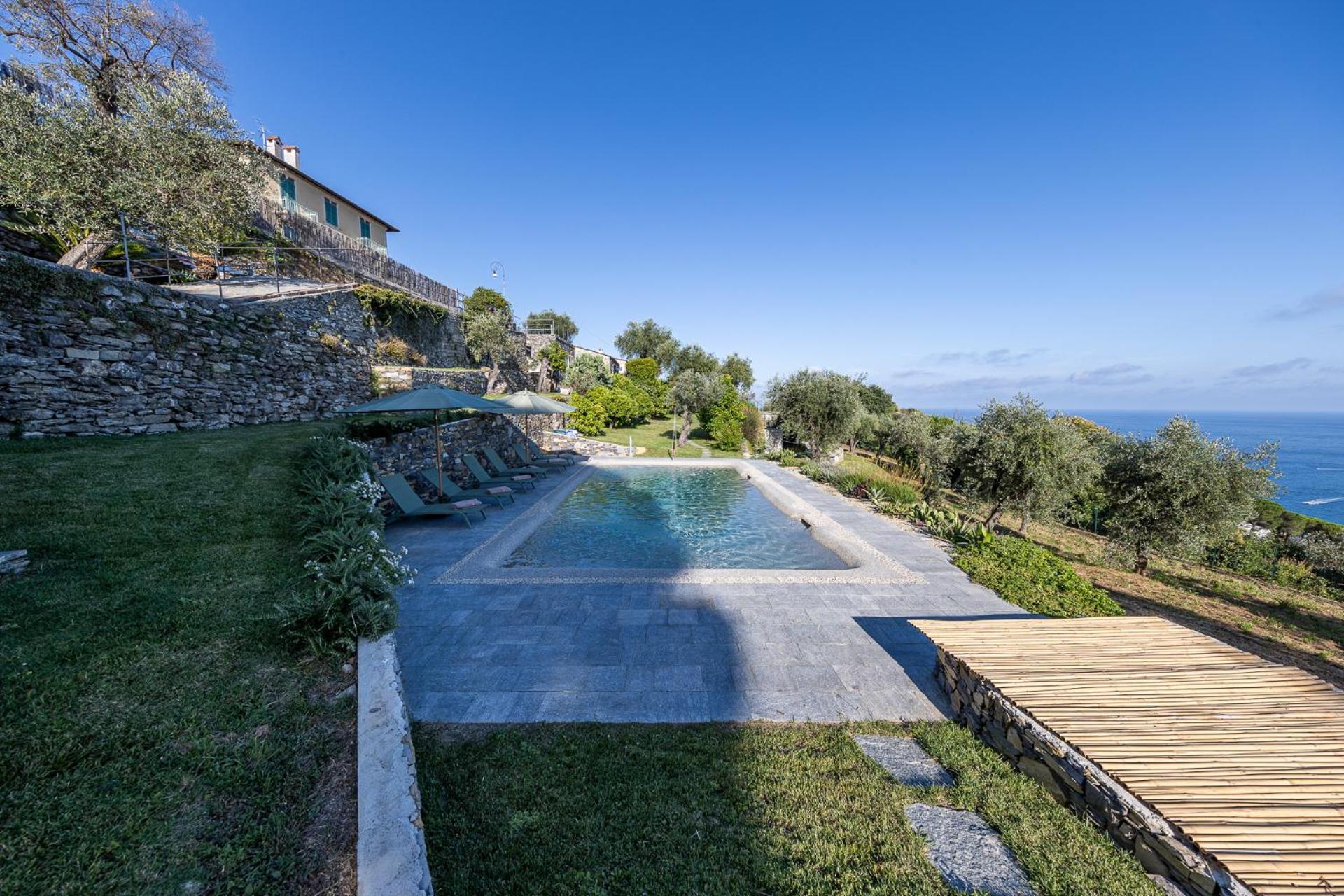 La Casa Gialla Relax In Collina Con Piscina サンタ・マルゲリータ・リグレ エクステリア 写真