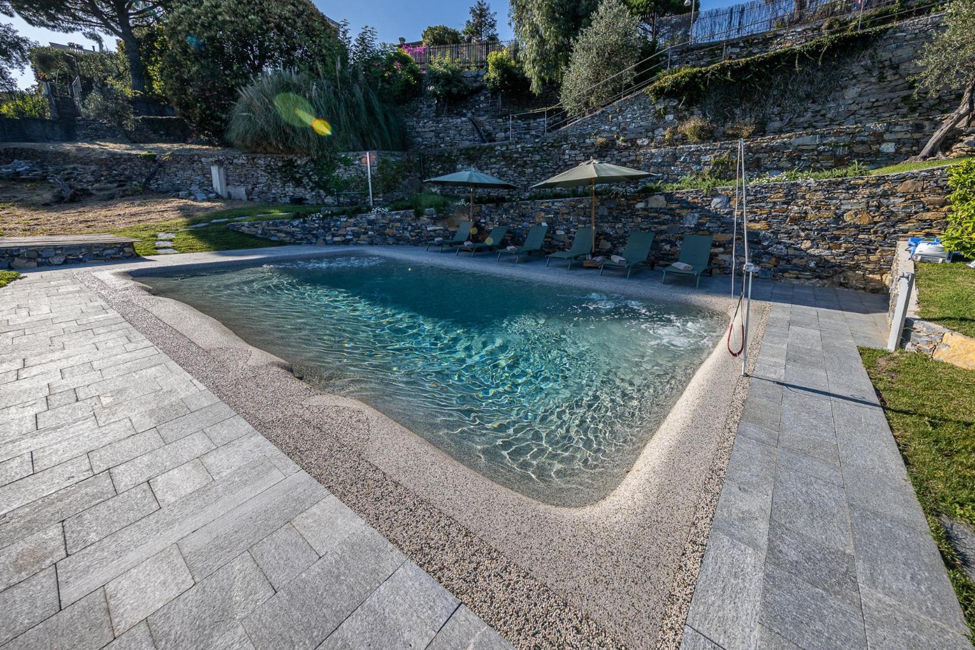 La Casa Gialla Relax In Collina Con Piscina サンタ・マルゲリータ・リグレ エクステリア 写真